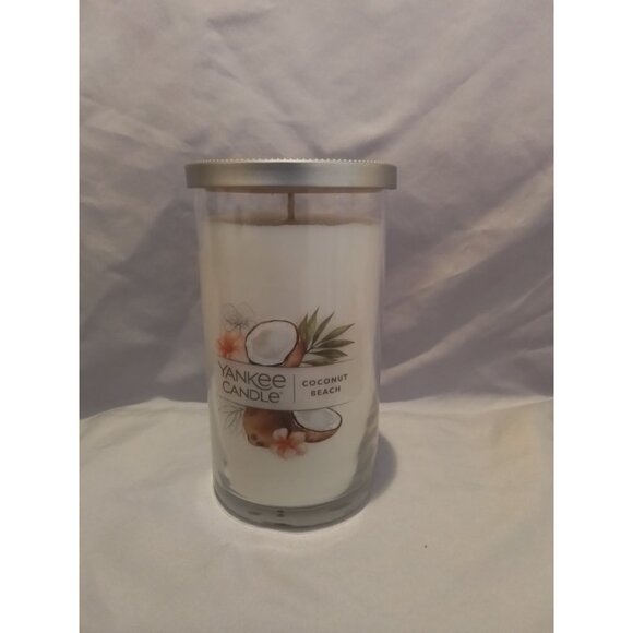 Yankee Candle Coconut Beach Scented Large Jar Candle 14.25 Oz - Picture 1 of 3